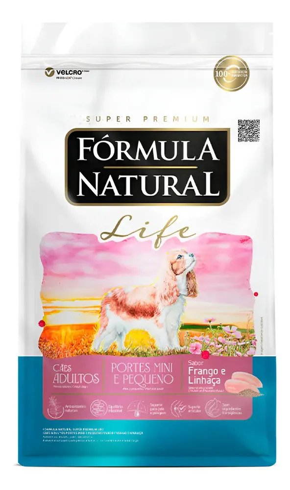Ração Fórmula Natural Life Cães Adultos Mini Pequeno 10kg