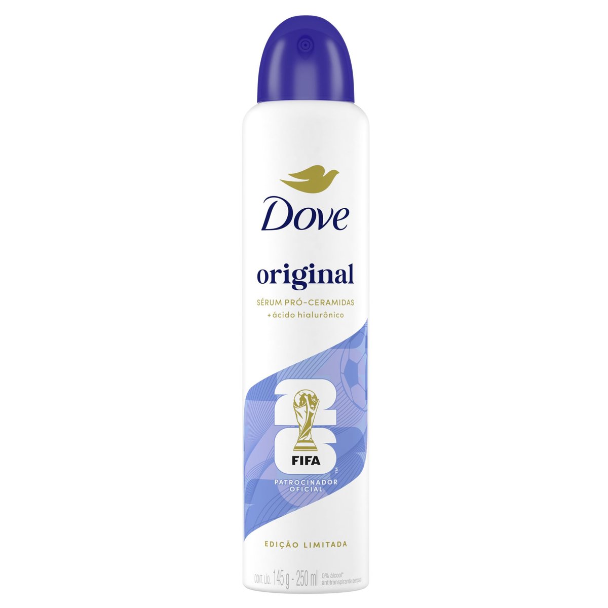 Dove Desodorante Antitranspirante Aerossol Original 250 ML, Leve Mais e Pague Menos