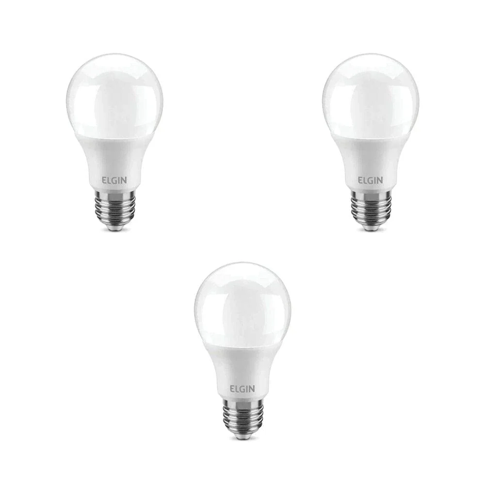 Lâmpada Led Bulbo, Elgin, 15 W, Bivolt, 6500 K