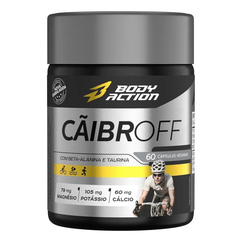 Cãibroff Anti Cãimbras 30 Dias Bodyaction Sabor Sem Sabor