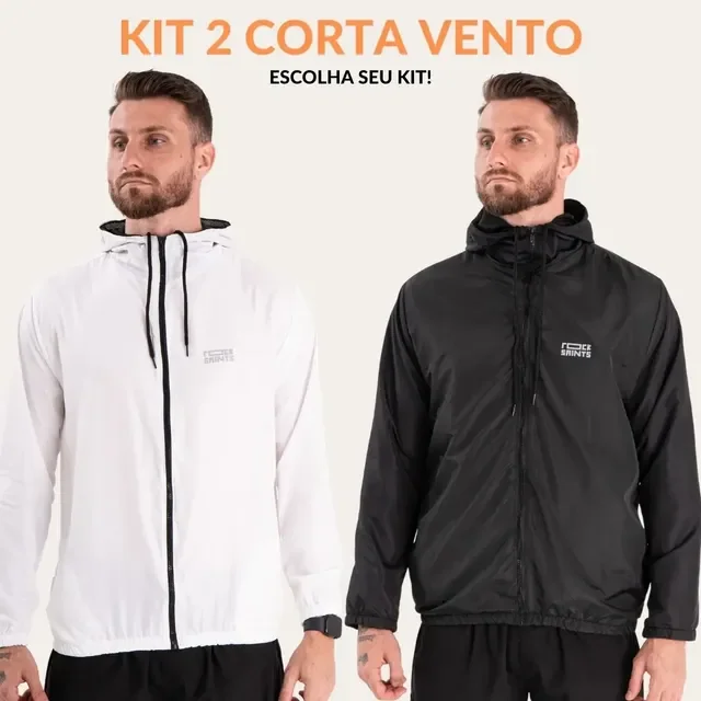 Kit 2 Corta Vento Liso