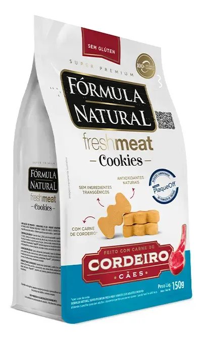 Fórmula Natural Freshmeat Cookies Sabor Cordeiro 150g