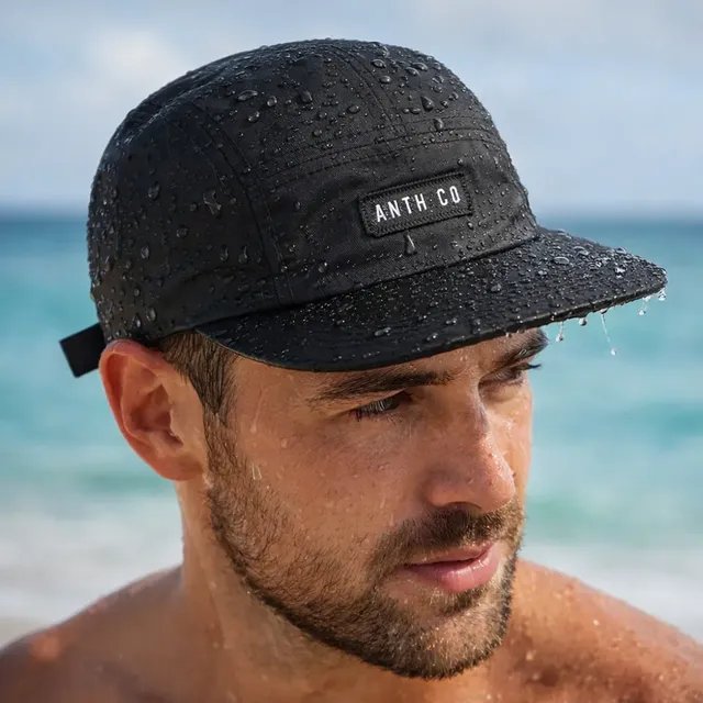 Boné Anth Co Aba Reta Water Five Panel Strapback Impermeavel