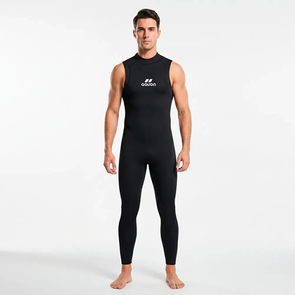 Long John Neoprene 3mm Natação E Triathlon Masculino Aquon 3 Mm