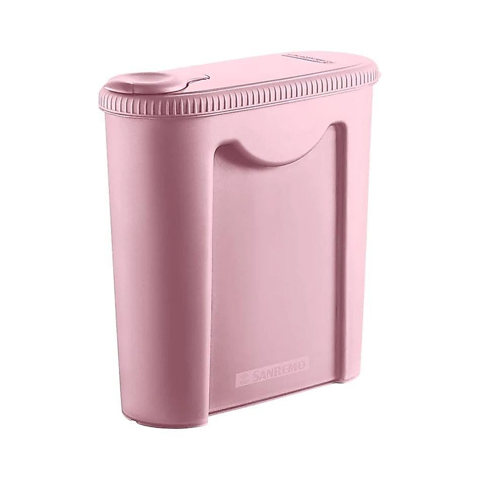 Porta Ração Rosa 2,35L Pet Sanremo