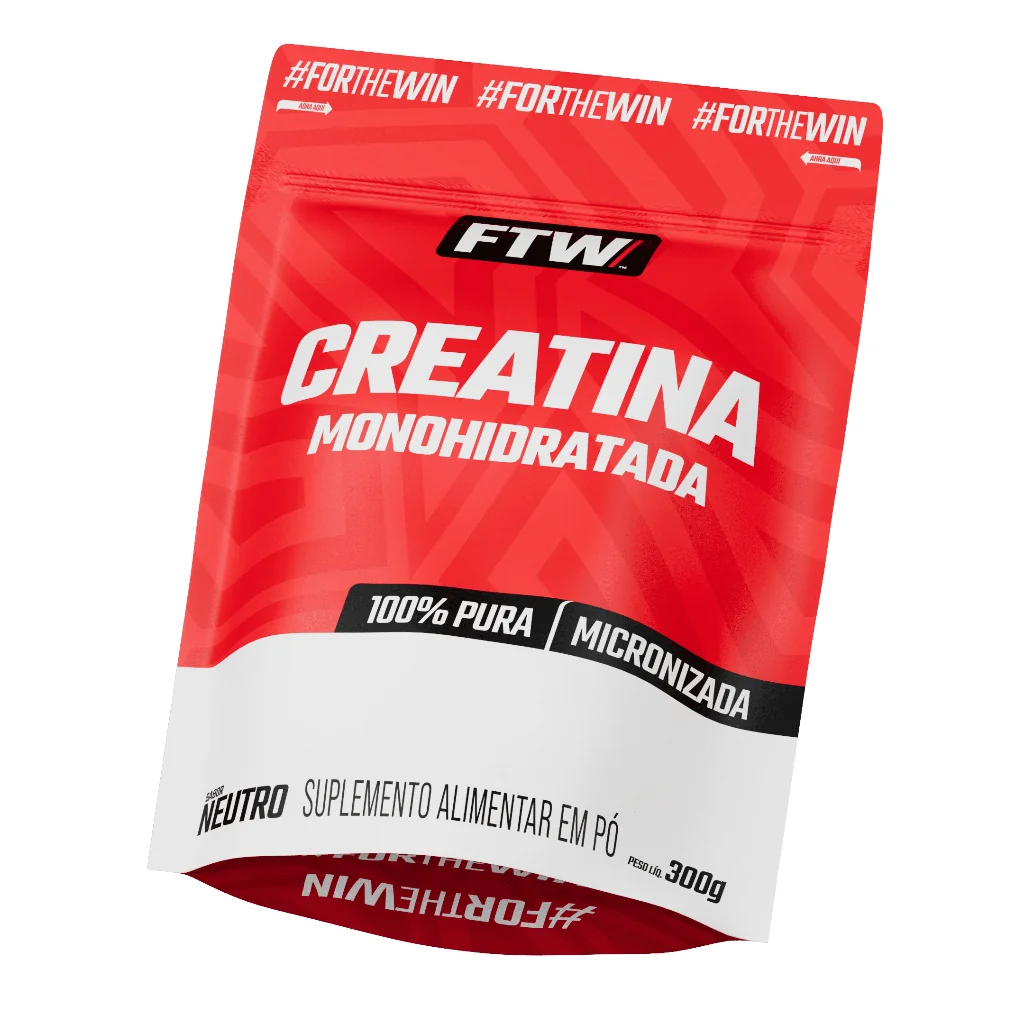 Creatina Monohidratada 100% Pura Refil 300g - FTW