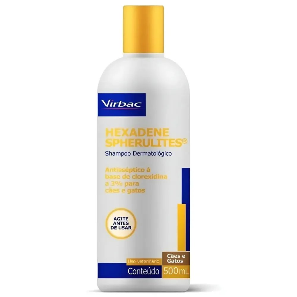 Shampoo Dermatológico Hexadene Spherulites Virbac 500ml