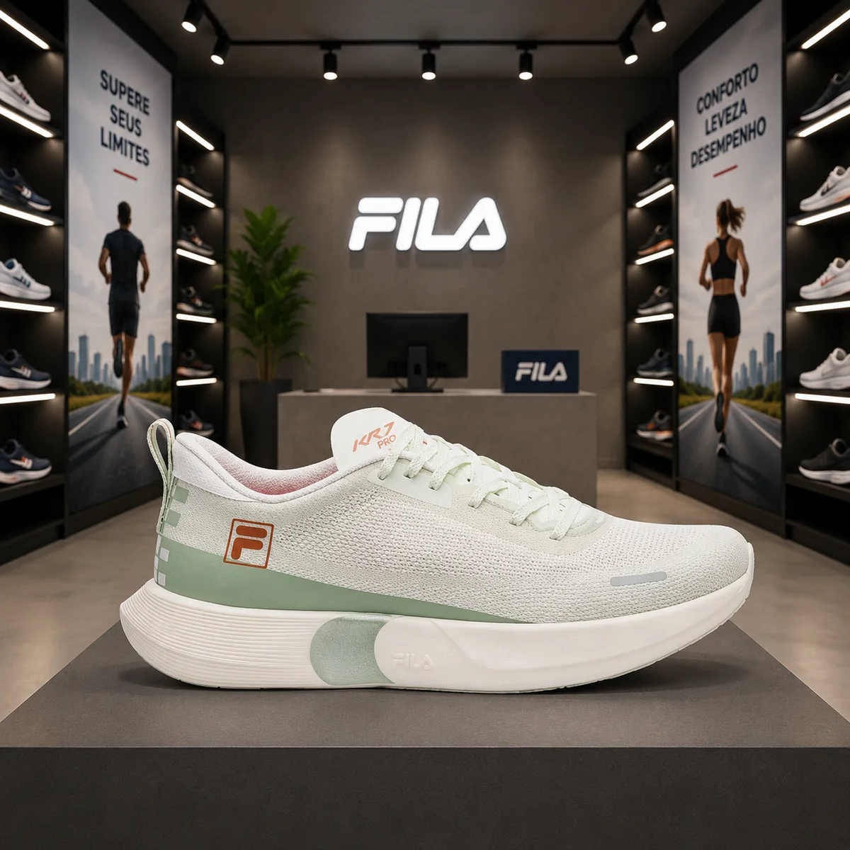 Tênis Fila Kr7 Pro Speed Tech Feminino Verde - 34, 35, 36 e 37