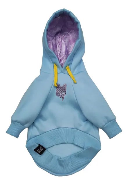 Moletom Pet Azul Inverno Aconchegante E Quentinho P Ao Xxg