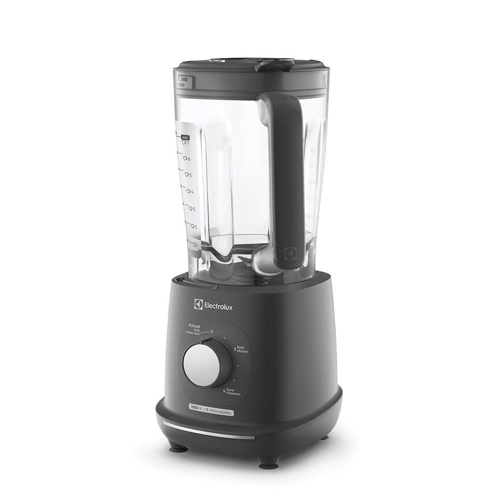 Liquidificador Electrolux 1000W 2,7L Efficient com TriForce 5 Velocidades Cinza EBL1000 127V