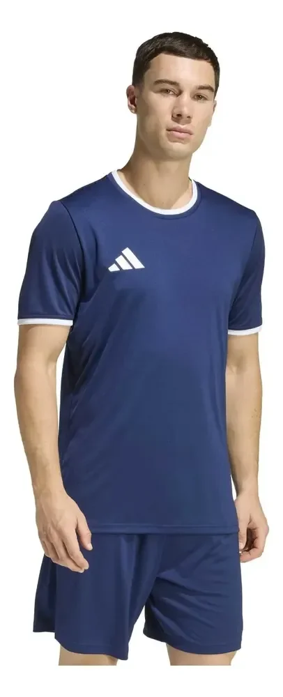 Camiseta Masculino Futebol Entrada26 adidas Azul Caveira G Lisa