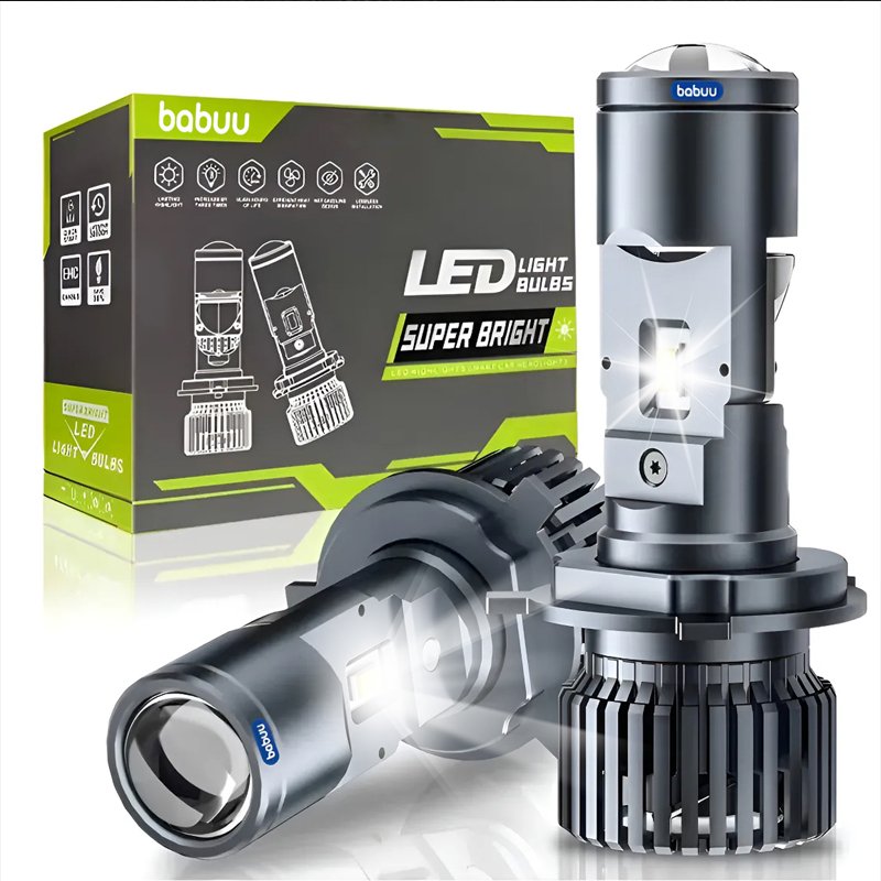 Par Ultra Led Lâmpada Super Led H4/H7 Mini Projetor LED 300w 30000lm Carros Motos 12V - 24V 6500K