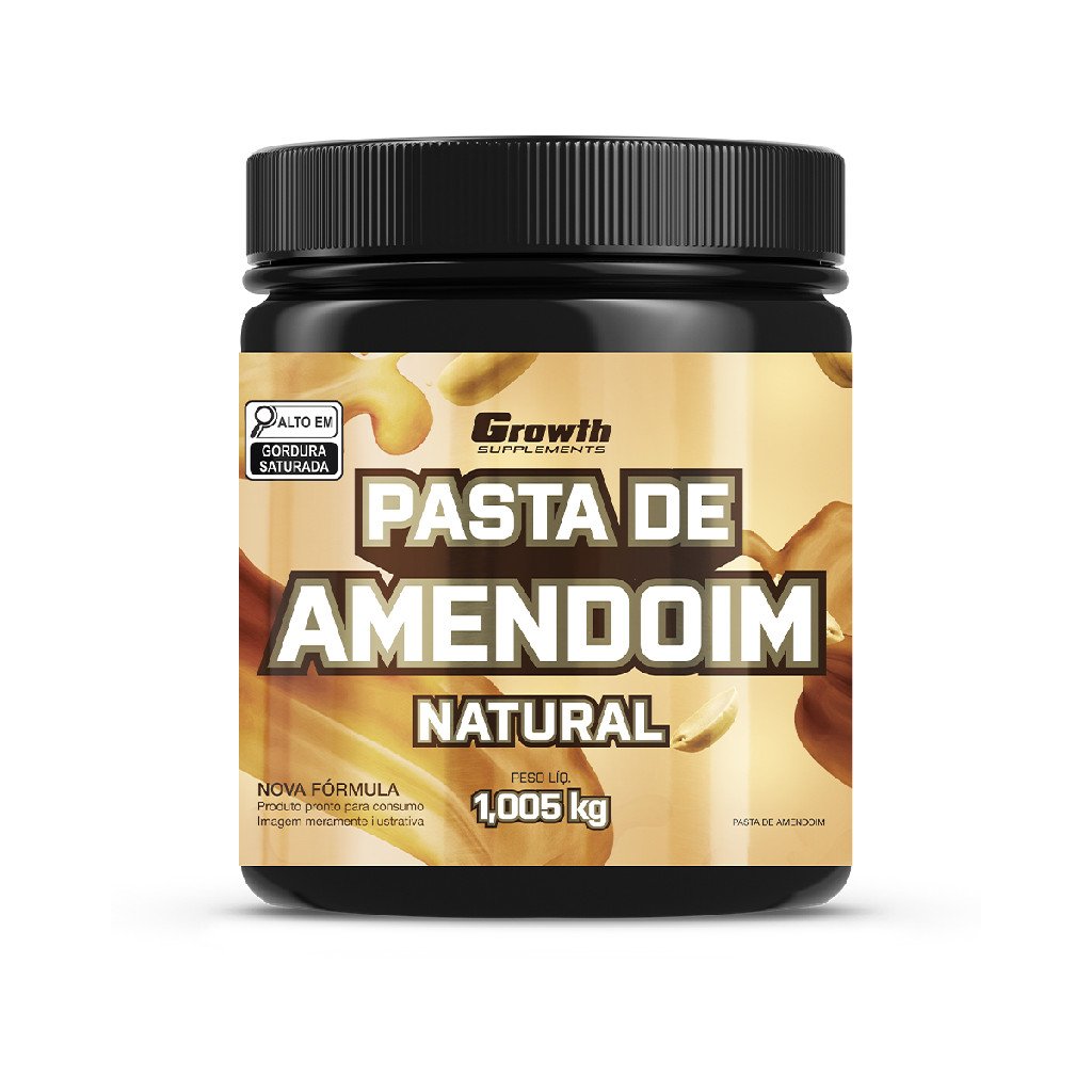 Pasta De Amendoim Integral Torrado 1kg Growth Supplements