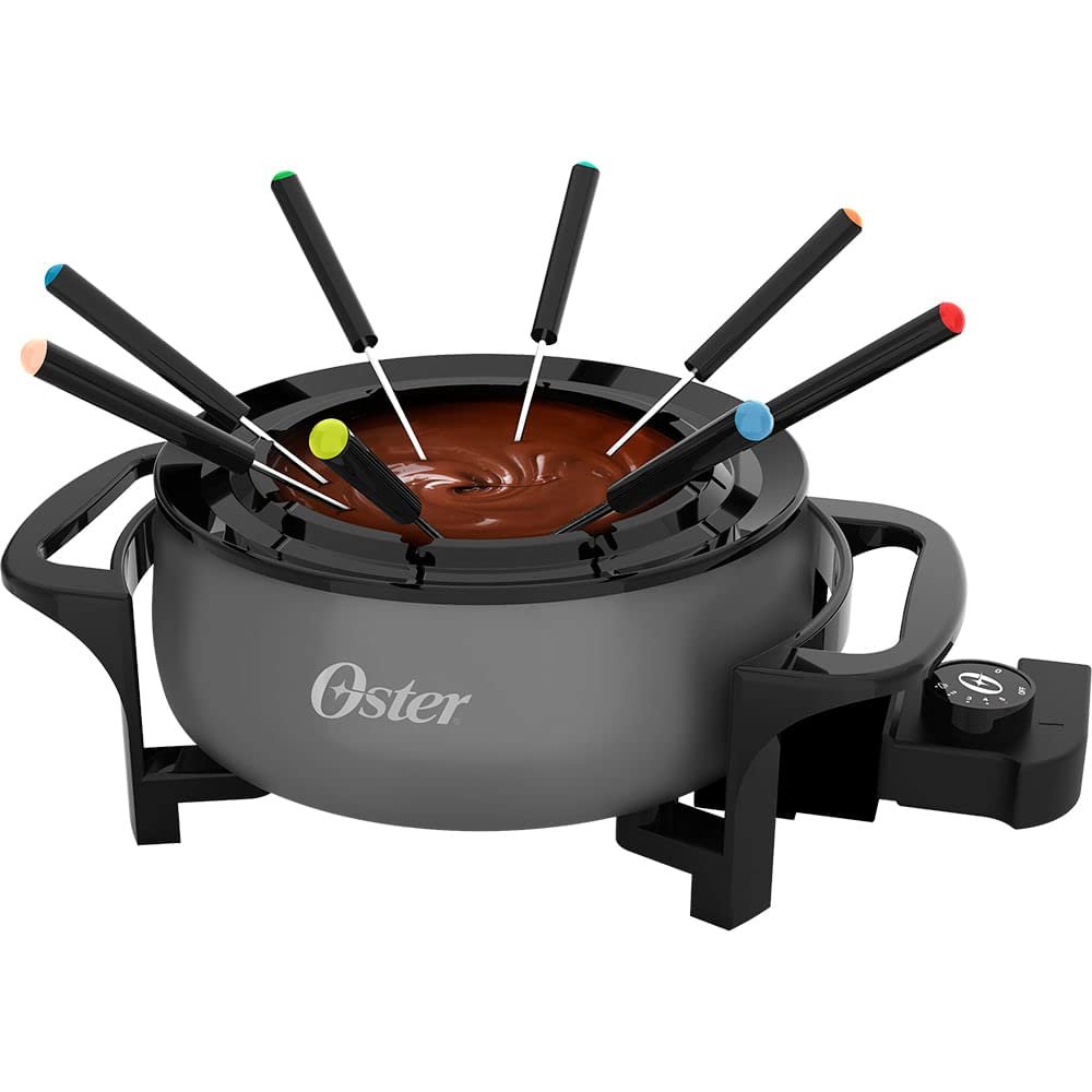 Panela Elétrica Oster, para Fondue, 110V, Cinza, 1000W, OFND100