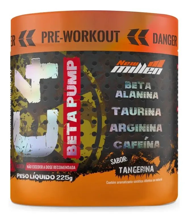 Pré Treino C4 Beta Pump 225g New Millen (top) - Sabor Tangerina
