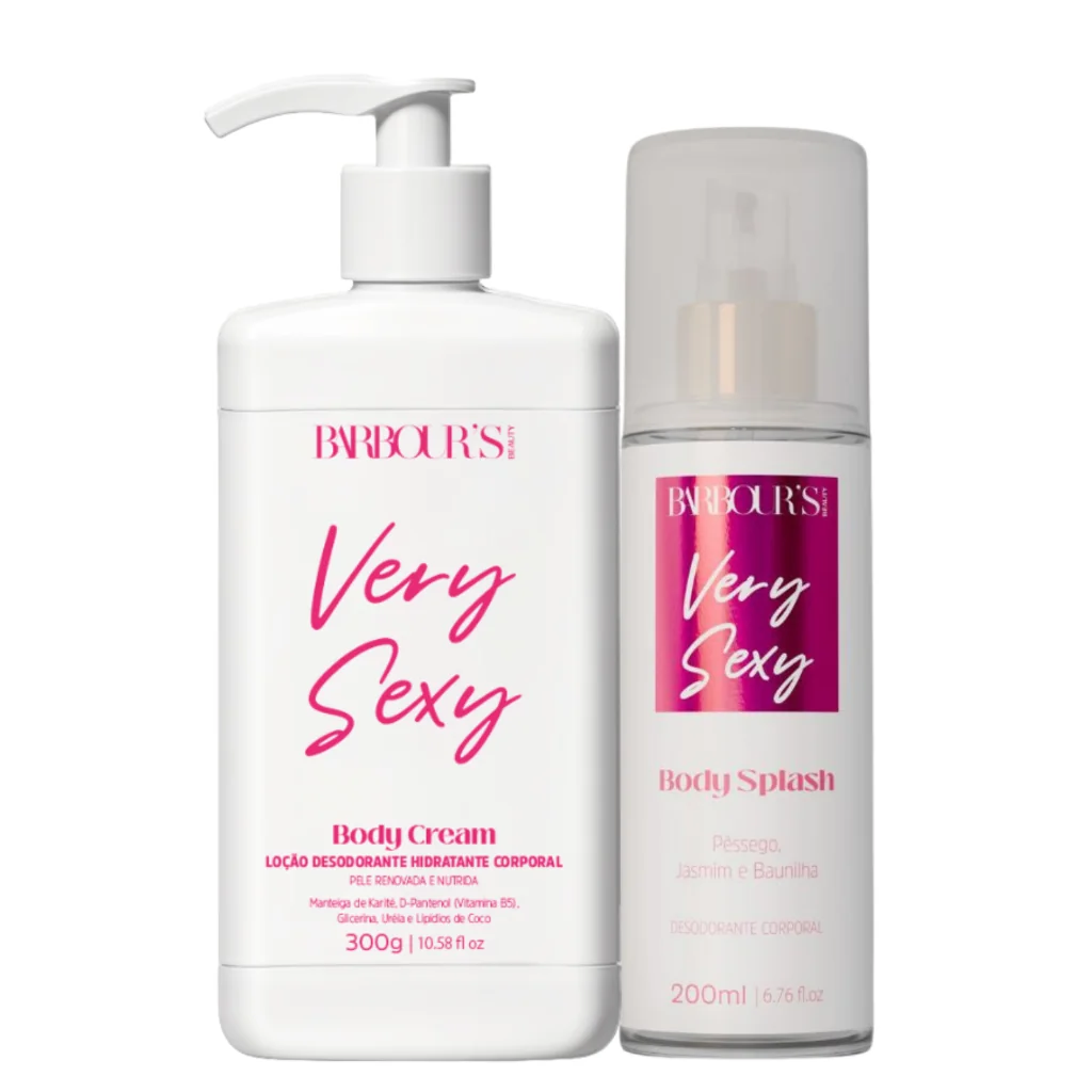 Kit Body Splash e Hidratante corporal Very Sexy Barbours