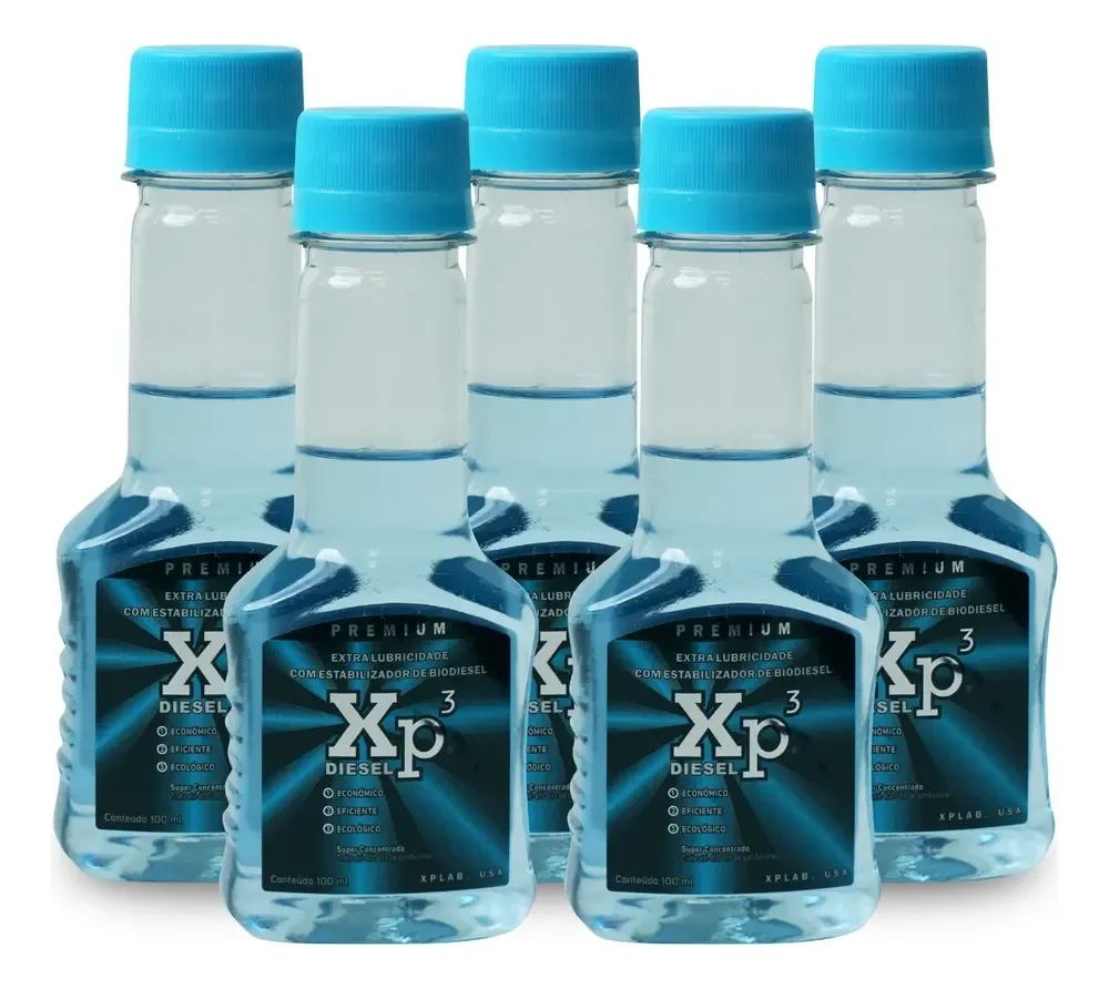 Kit 5 Aditivo Xp3 Premium Extra Potência Diesel 100ml