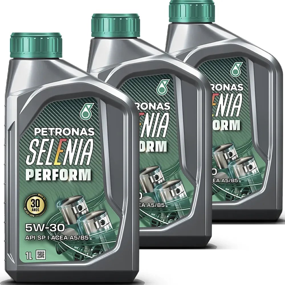 Kit 3 Litros De Oleo Petronas Selenia Perform 5w30 Sintetico