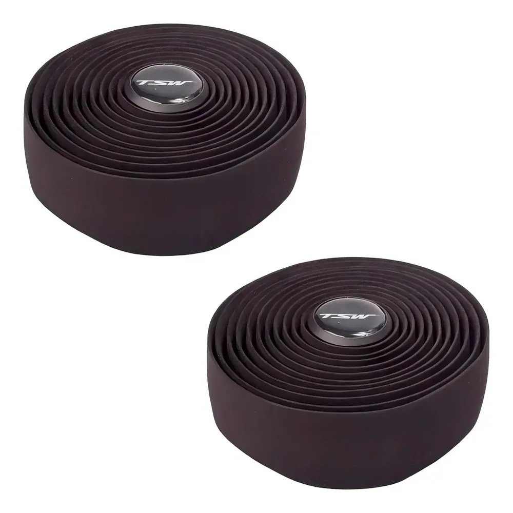 Par De Fita P/ Guidão De Bicicleta Speed Tsw Diversas Cores Cor Preto