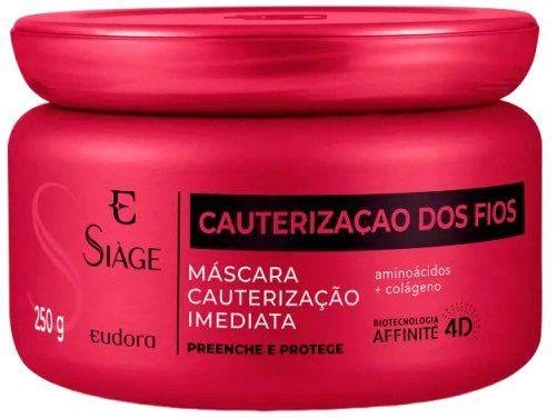 Máscara Capilar Cauterização Imediata Eudora Siàge Cauterização dos Fios 250g