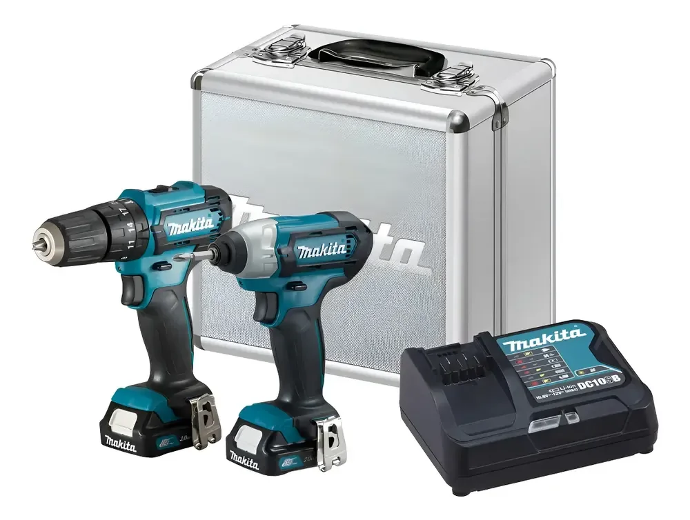 Paraf/furadeira Hp333d + Parafusadeira Imp Td110d 12v Makita