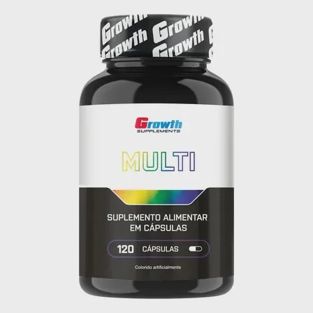 Multivitamínico Growth Supplements 120 cápsulas (sabor neutro) Mercado Livre