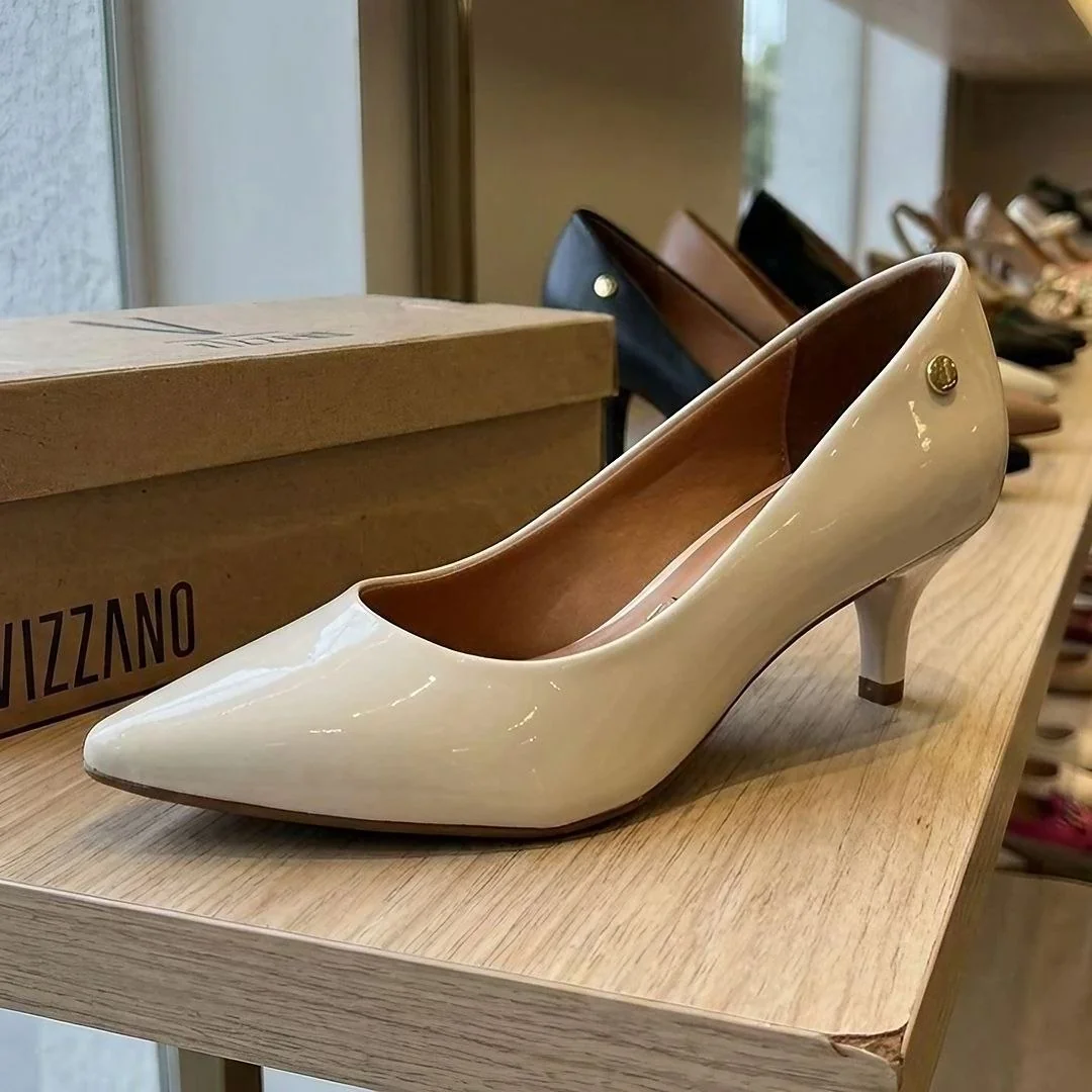 Scarpin Vizzano Salto Alto Elegante Feminino Mercado Livre