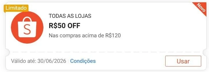 🔥 Cupom Shopee