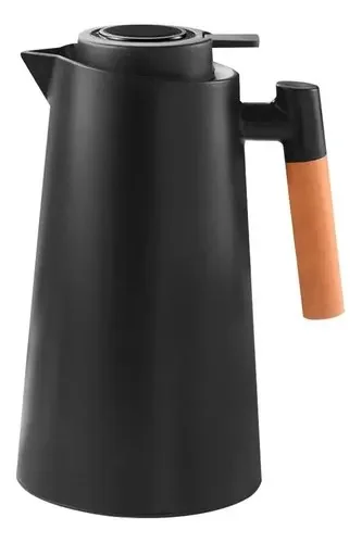 🚀 Garrafa Térmica 1 Litro Com Termômetro Led Para Chás / Café Preto