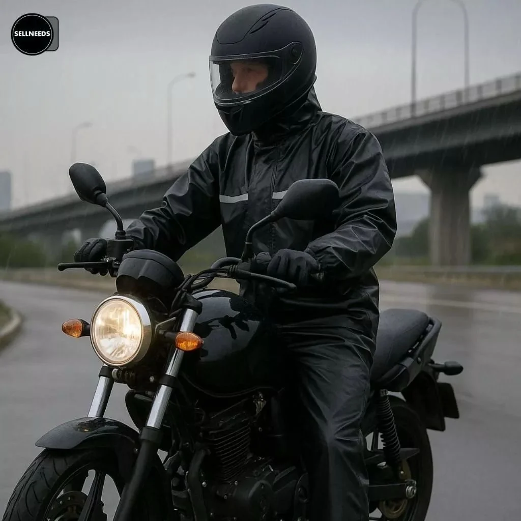 Capa De Chuva Moto Motoqueiro Impermeável Reforçada