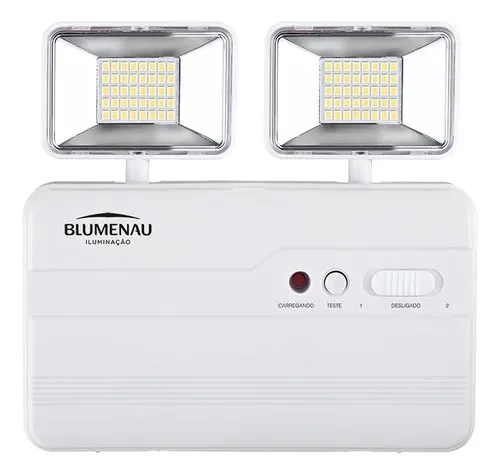 Blumenau Iluminação 40012224 Luz De Emergência Branco 127/220v