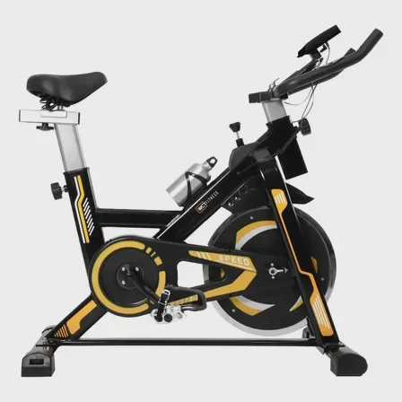 Bicicleta Spinning com Roda de Inércia 13kg WCT Fitness - Preto/Amarelo Mercado Livre