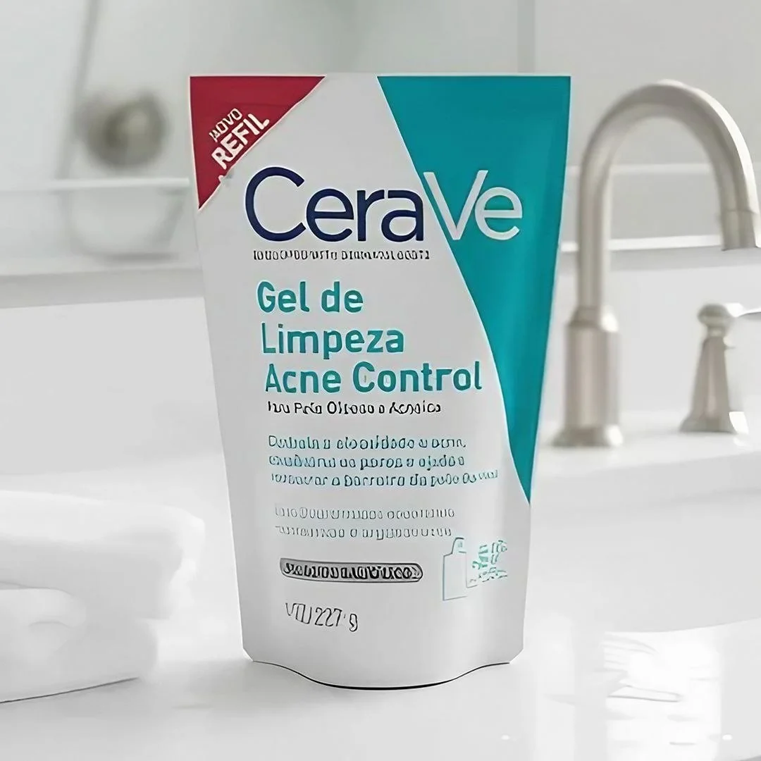 Refil Gel De Limpeza Facial Acne Control 227g Cerave Oleosa Dia/noite