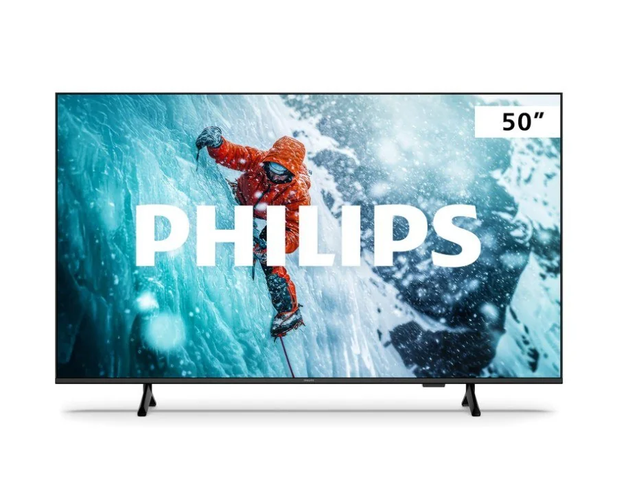 🔥 PARCELADO! PHILIPS Smart TV, 50" 4K, 50PUG7300, Comando de Voz, Bluetooth, HDR, Dolby Atmos, HDMI, USB, Wi-Fi