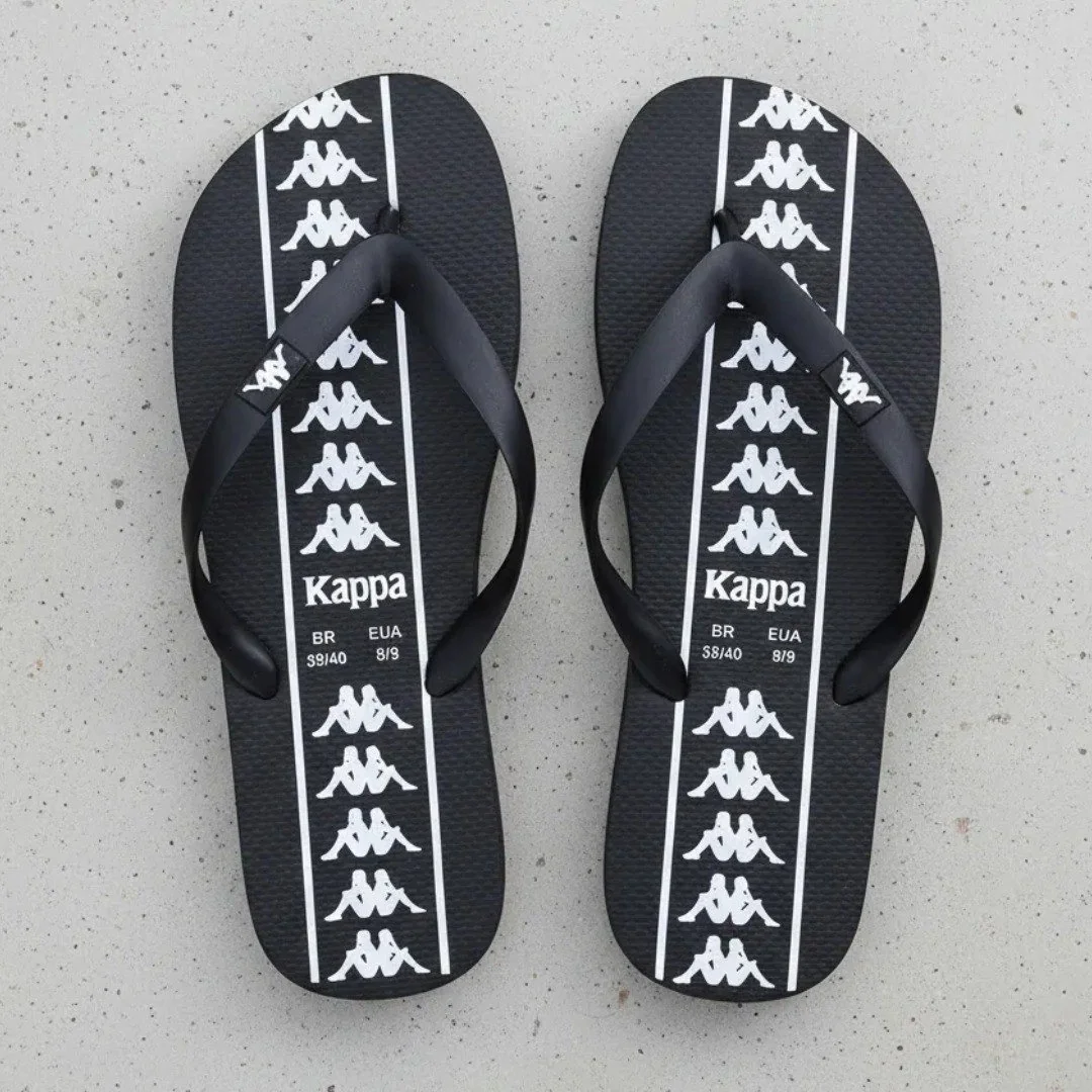 Chinelo Kappa Beach Adulto Unissex Em Borracha