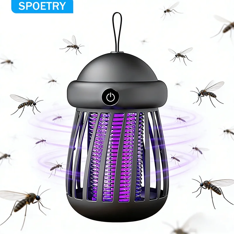 Luminária Anti- Mosquito Repelente Elétrico Lâmpada U.V Armadilha Para Insetos Direto USB Shopee