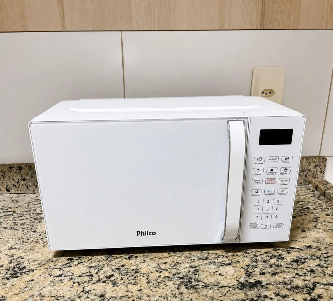 🔥 PARCELADO! Micro-ondas Philco 20l Branco Pmo23b 110v 110v