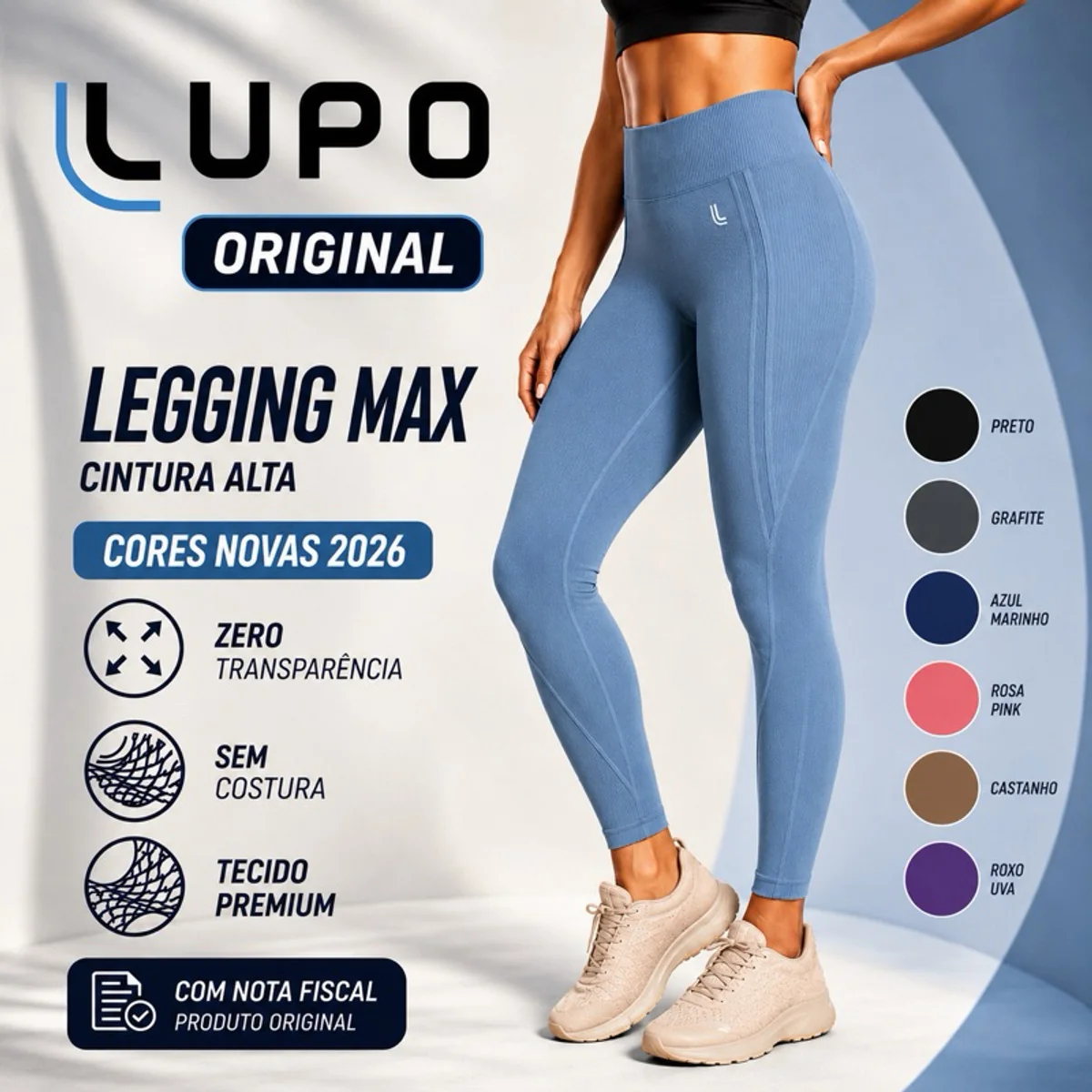 Calça Legging Max Lupo Feminina Original | Top Max Shopee