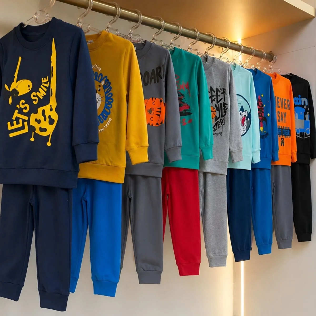 Kit 10 Peças Moletom Menino Infantil Inverno Atacado Barato