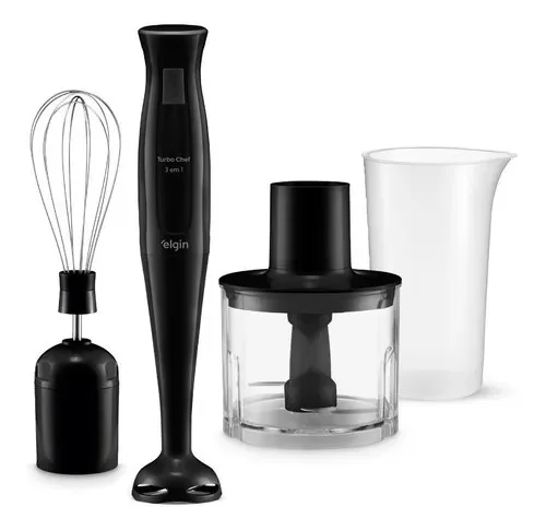 Mixer Vertical Turbo Chef Elgin 3 Em 1 200w Preto 110v Preto 127v