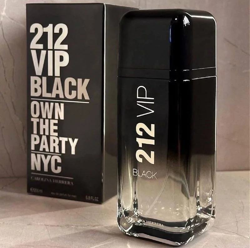 Perfume Carolina Herrera 212 Vip Black Eau De Parfum 200 Ml Masculino