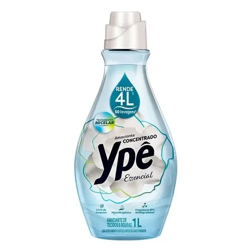 Ypê Amaciante Concentrado Essencial 1L