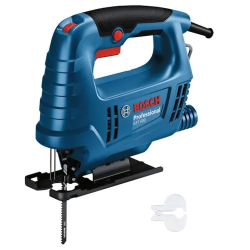 🔥 PARCELADO! Bosch Serra tico-tico GST 680 500W 220V, 1 lâmina e protetor anti-farpas