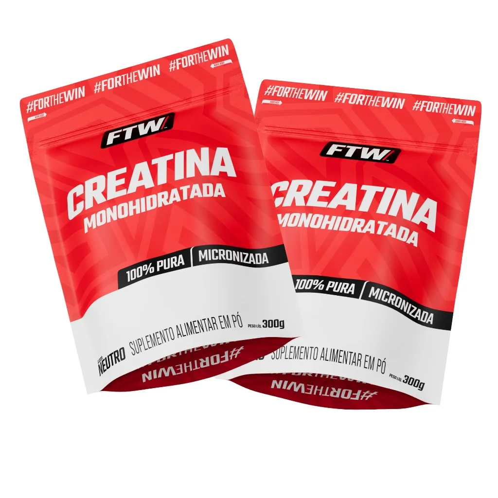 Kit 2x Creatina Monohidratada Refil 300g Shopee