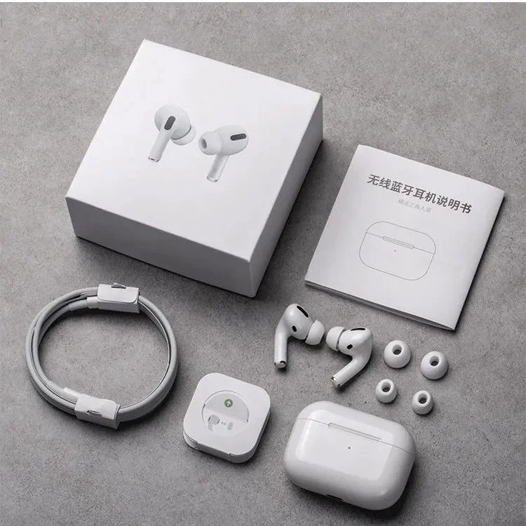 I Fone de Ouvido Sem Fio Airpods PRO Com Cancelamento De Ruído Bluetooth  Pop-Up para iOS Android Shopee