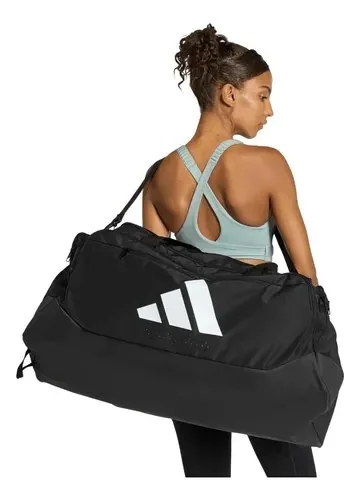 Mala Esportiva Duffel Defender 94 L adidas Preto Liso