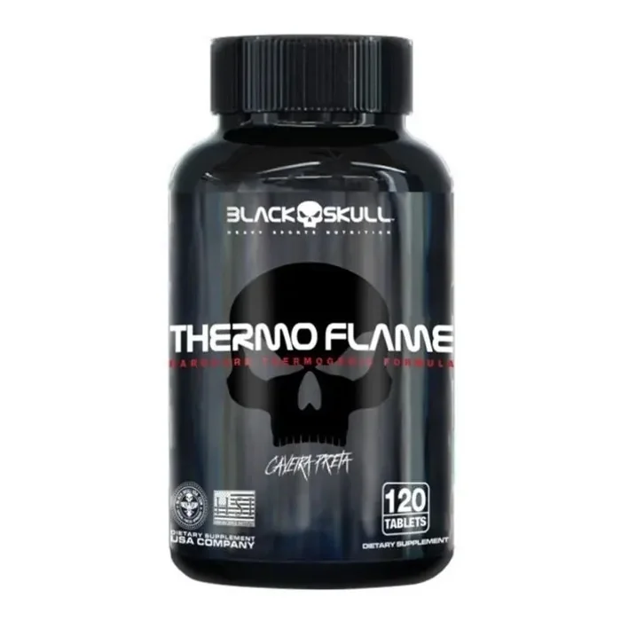 Thermo Flame 120 cápsulas - Black Skull Mercado Livre