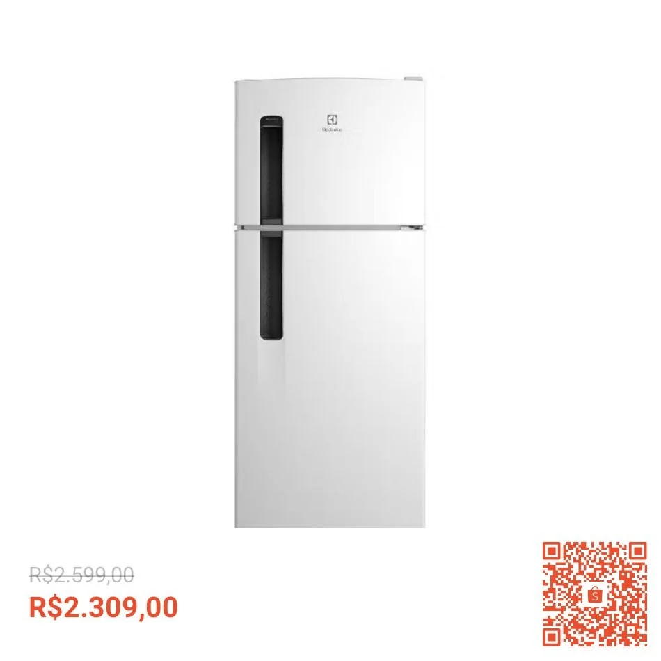 Geladeira Electrolux Frost Free 320L Duplex Branca (TF38)