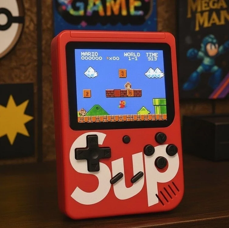 ￼Mini Console Retro Sup Game Box Portátil 400 Jogos