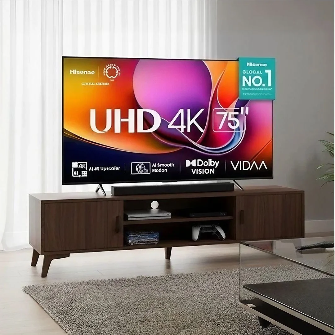 Hisense Smart Tv 4k 75  Polegadas 75a6nv Com Dolby Vision, Hdr10, HLG, Dolby Gaming, Film Maker, Dts Virtual X, Compatibilidade Alexa E Google Home